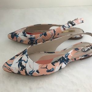 Cutest Floral Slingback Flats!